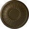 Ekena Millwork Leandros Ceiling Medallion (Fits Canopies up to 6 3/8"), Hand-Painted Brass, 19 7/8"OD x 1 1/4"P CM22LNBRS - alternate 1